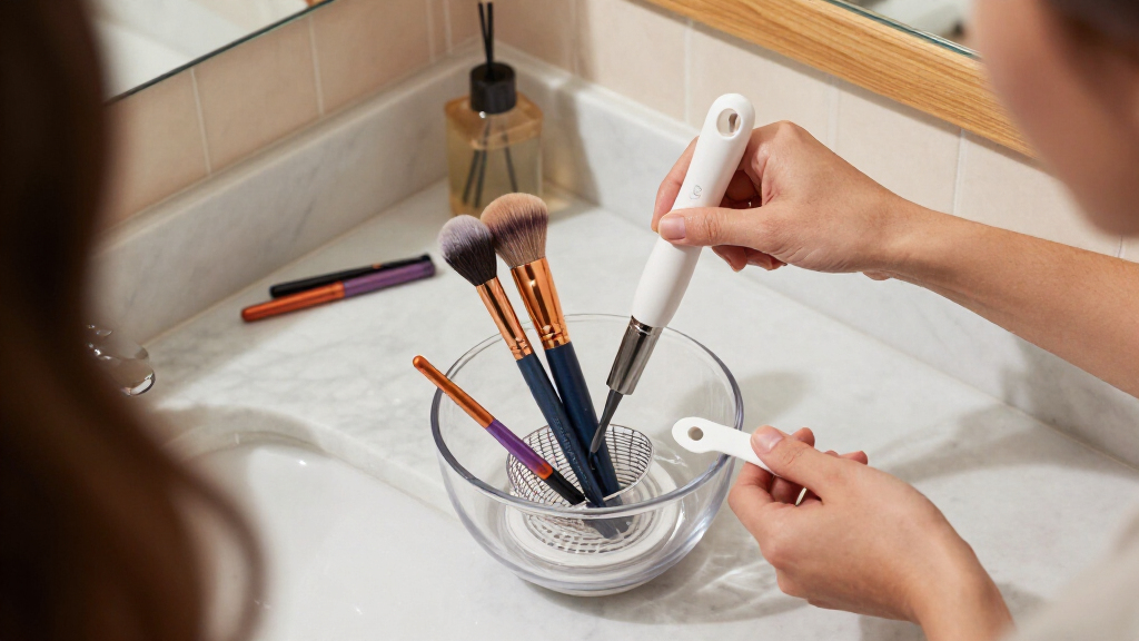 electric makeup brush cleaners