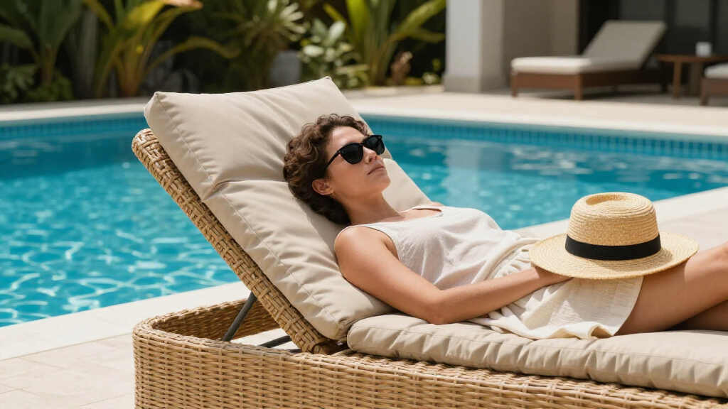 best pool loungers for resort-style yards