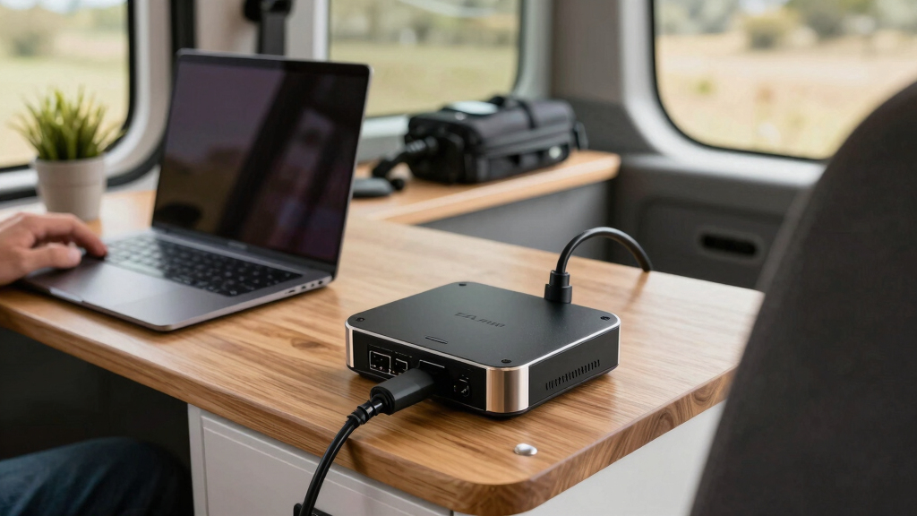 best rugged docking station for van life office