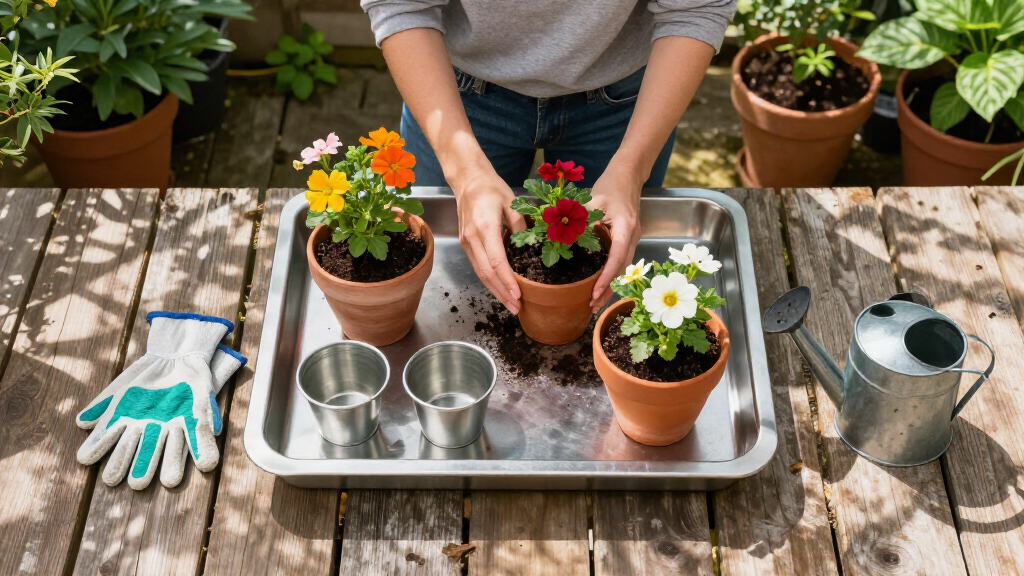 best stainless steel potting table outdoor