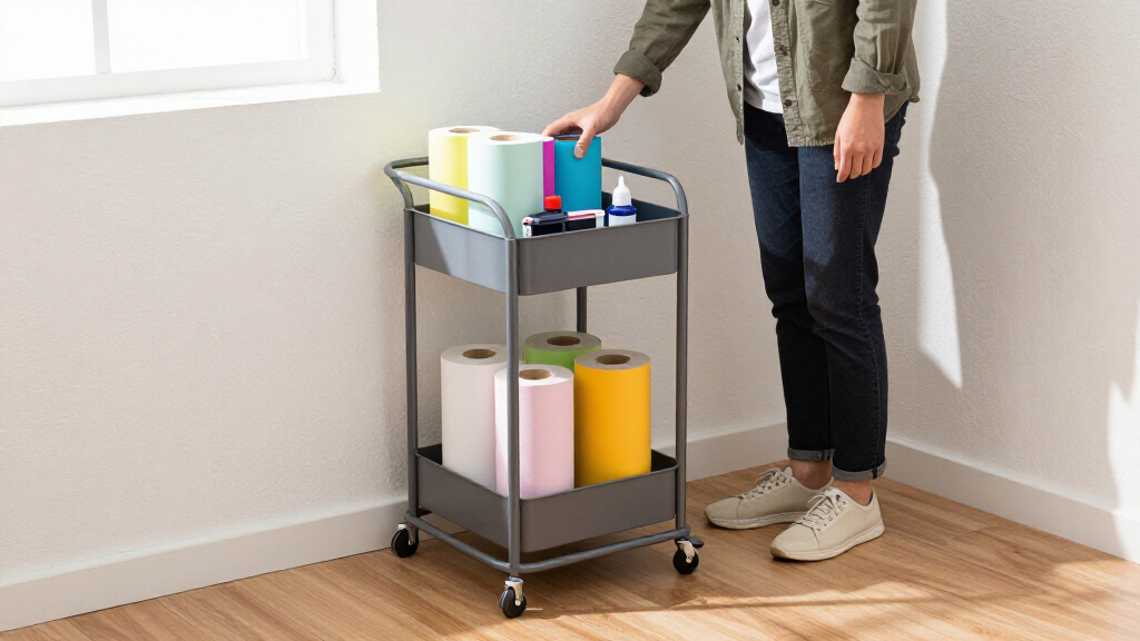 best rolling cart for plotter supplies