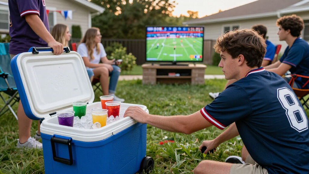 best rolling cooler for large watch parties