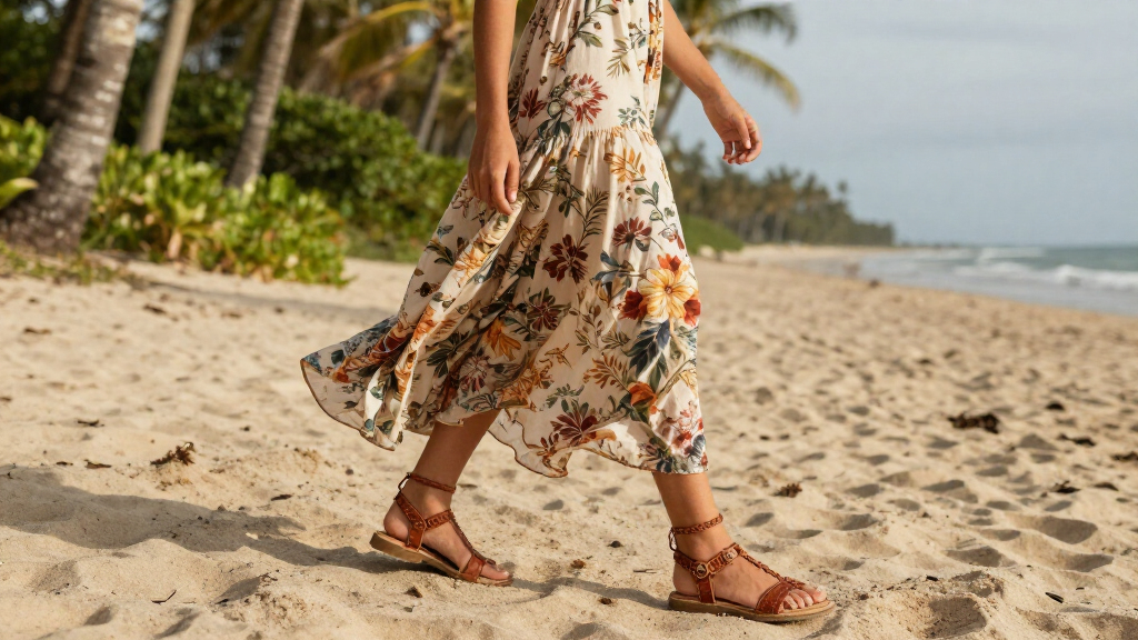 boho brown sandals