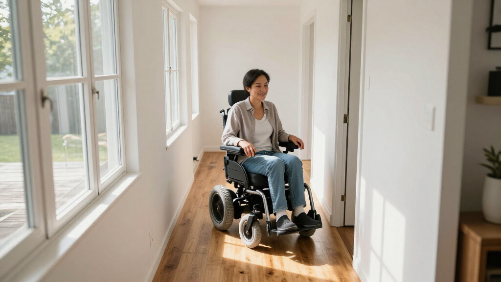 power wheelchair for narrow doorways