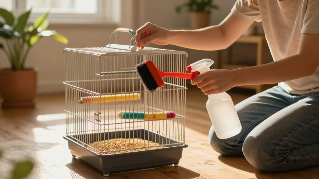 bird cage cleaning kits