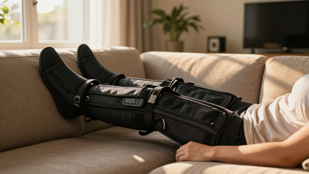 rated air compression leg massager boots for athletes