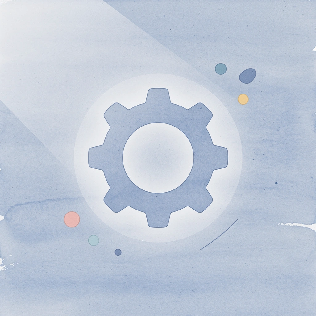 Gear icon representing AI tool integration