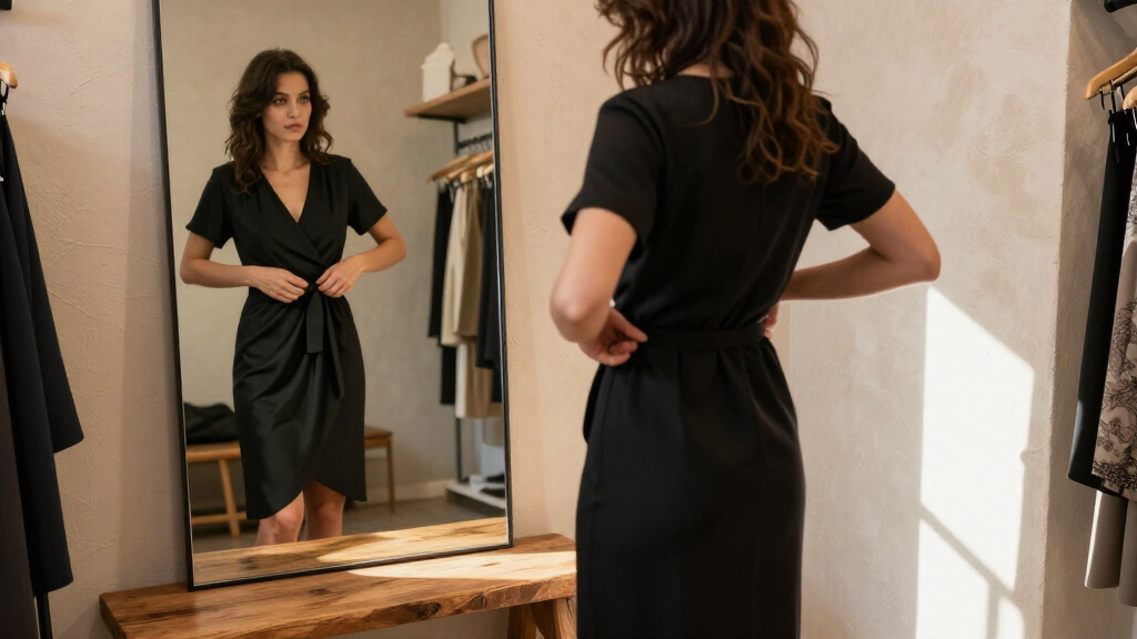 best little black wrap dresses