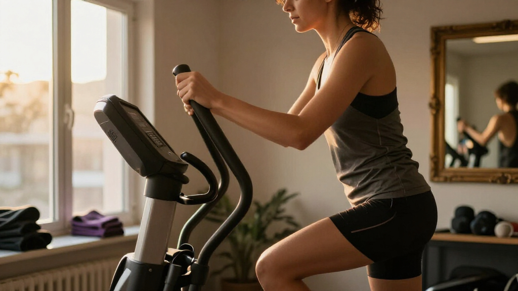 compact elliptical machine