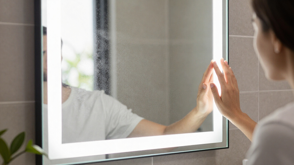 best LED bathroom mirror anti fog