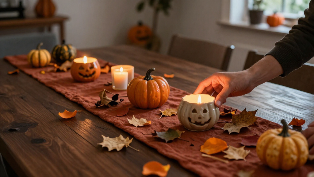 halloween candle holders