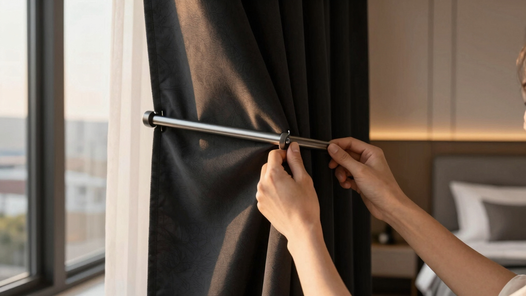 best premium blackout curtains motorized