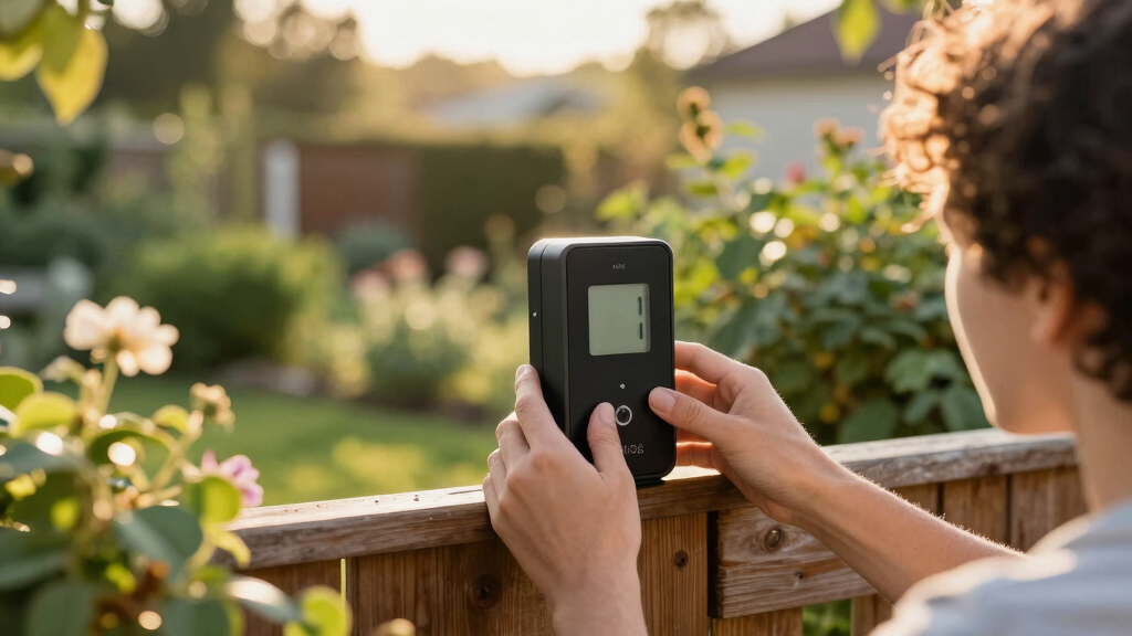 AI-powered outdoor garden sensors