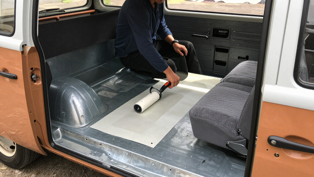 adhesive sounddeadening mats vw vans