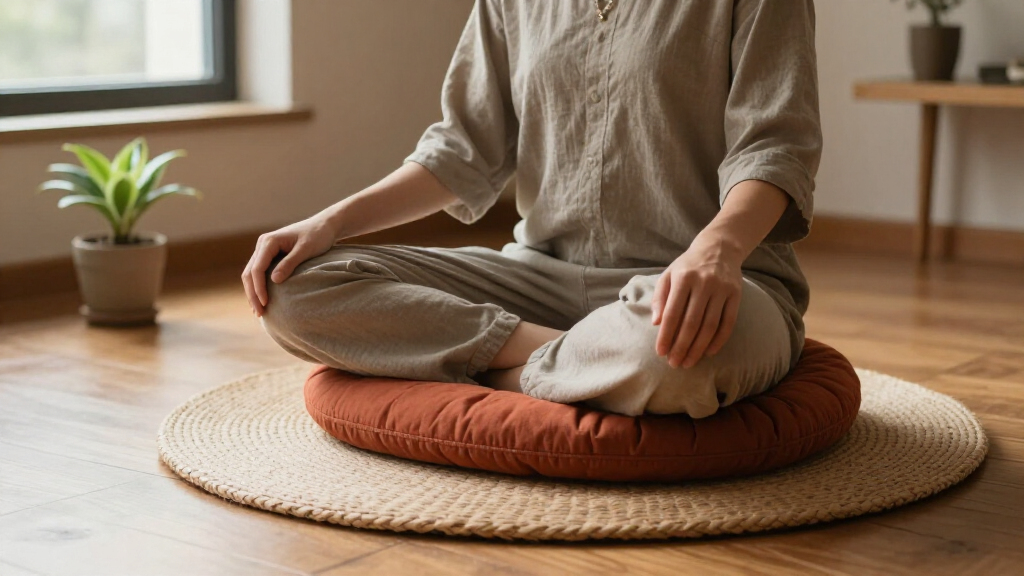 guided meditation cushions