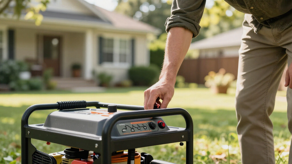 electric start co monitor generator