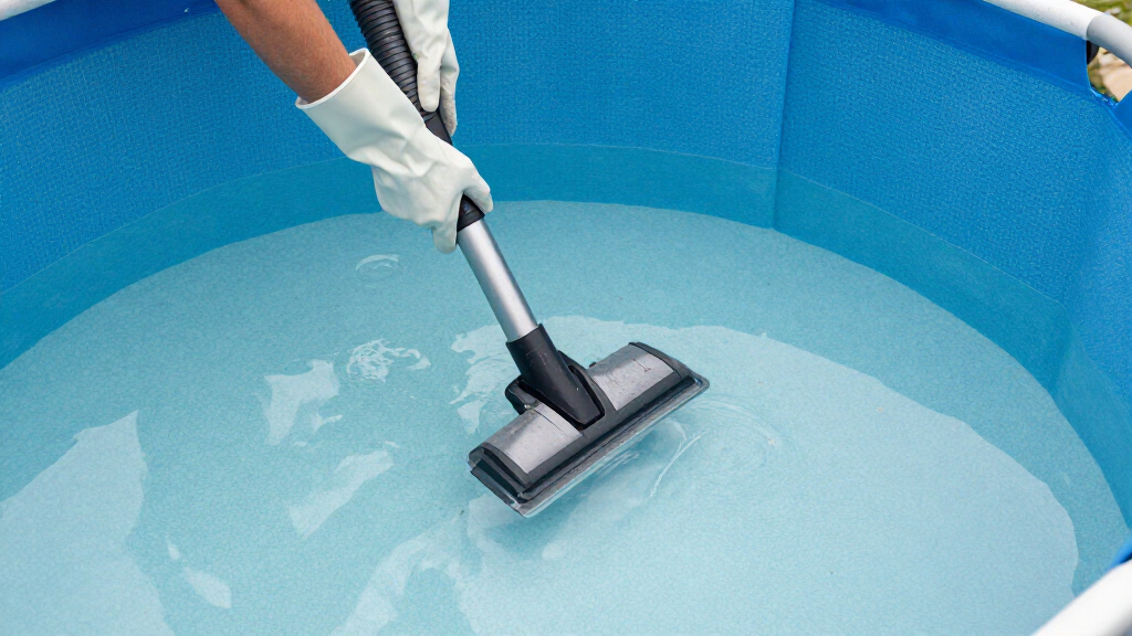 above ground pool vacuum for fine dirt