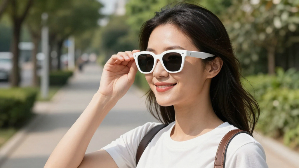 best white fashion sunglasses