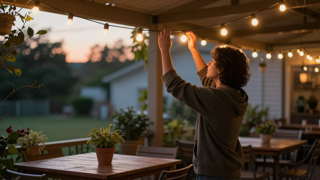 outdoor string lights led