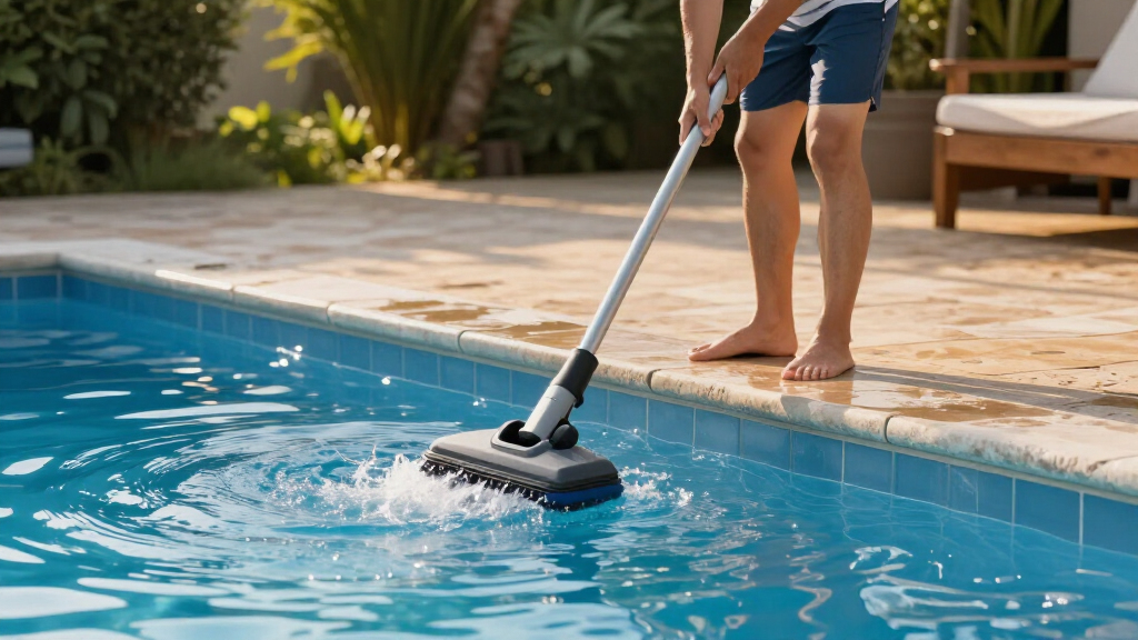 manual pool vacuum head