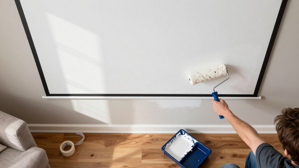 projector screen paint
