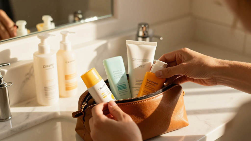 compact travel skincare kits