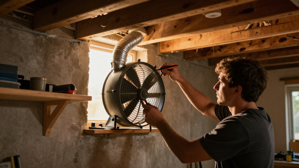 duct fan for basement exhaust