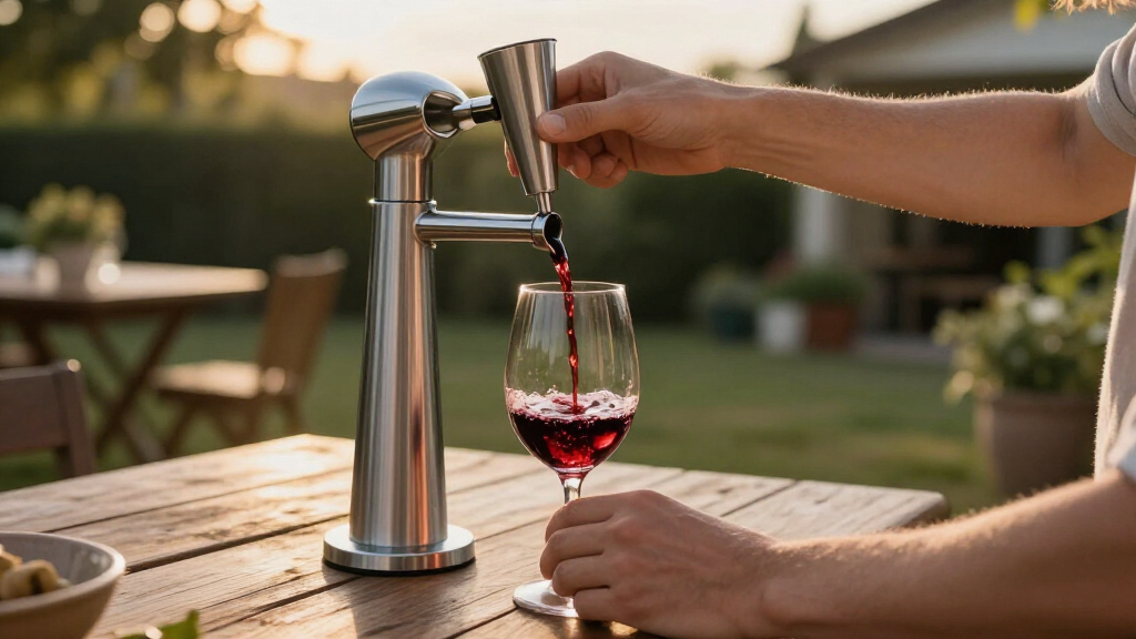 electric wine aerator and dispenser