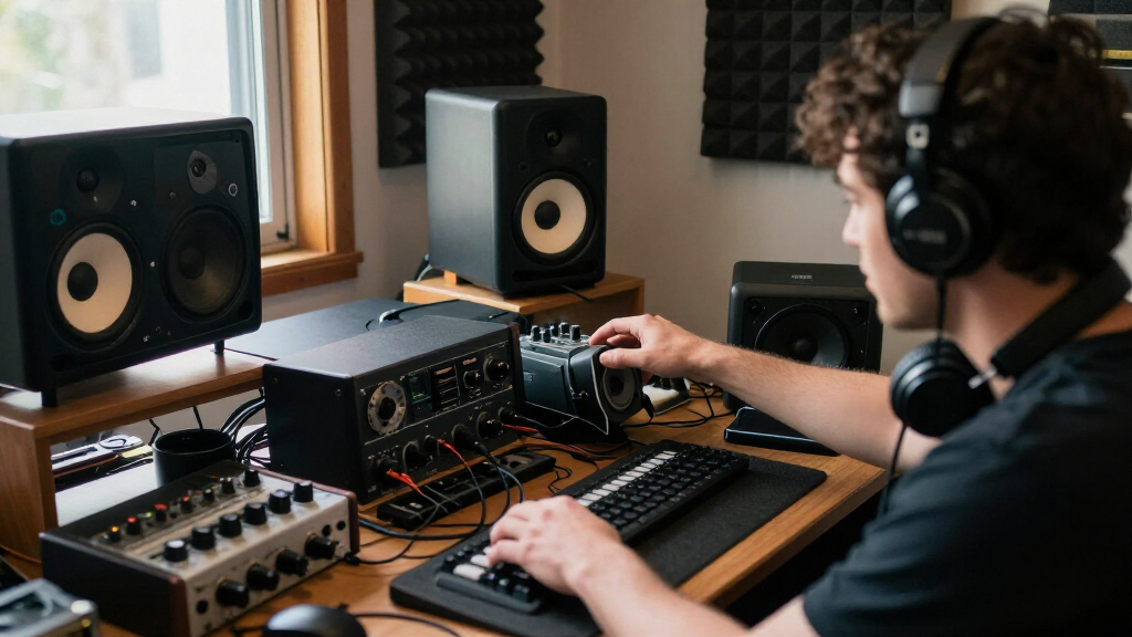 studio monitors with coaxial driver