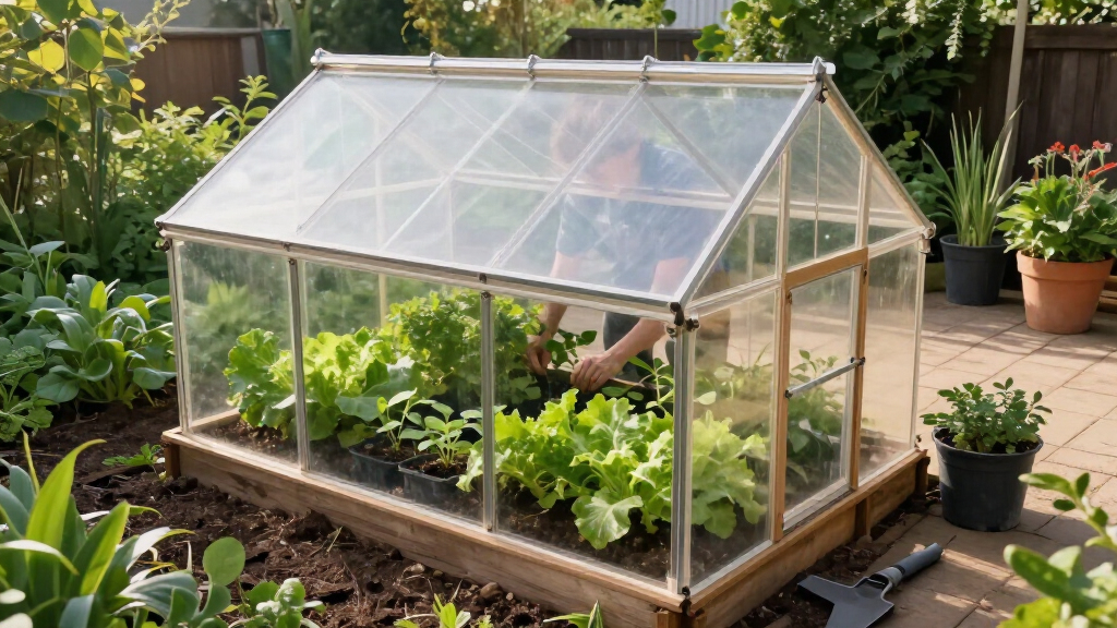 cold frame greenhouse box large