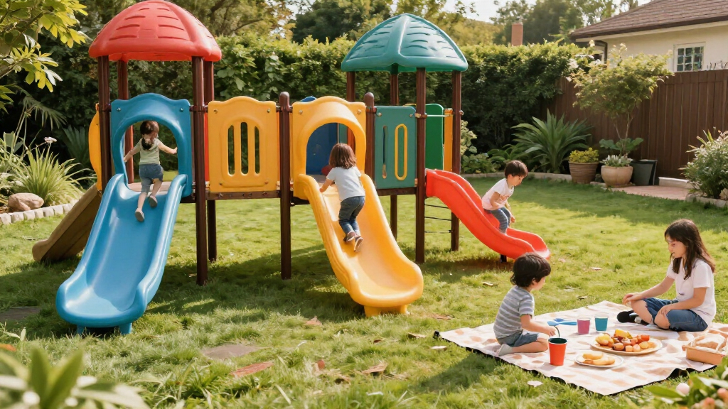 premium outdoor play equipment sets