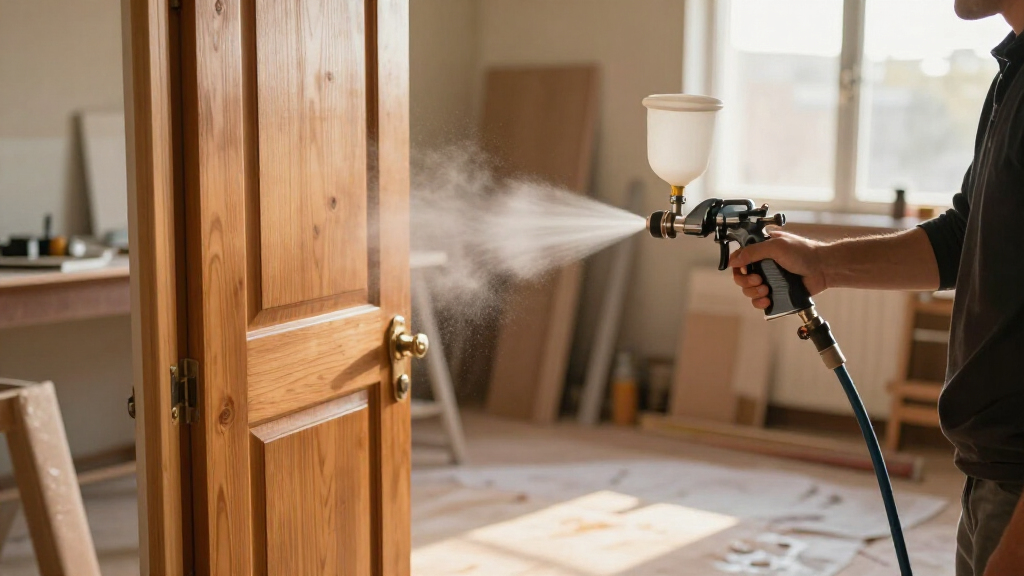 airless paint sprayer for interior doors