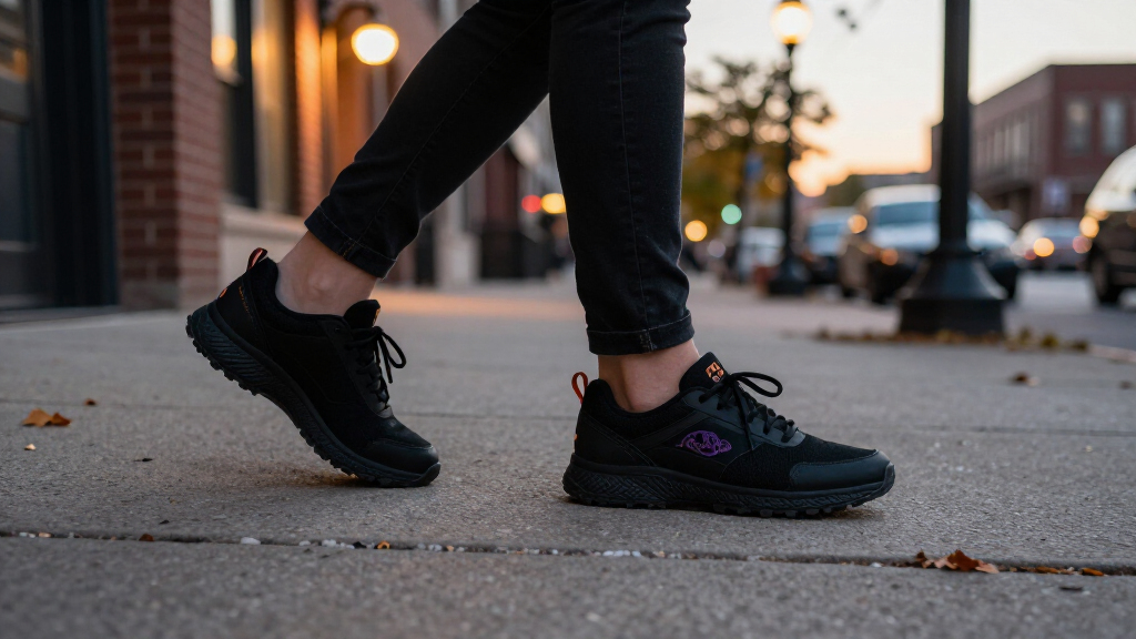 best black Halloween sneakers