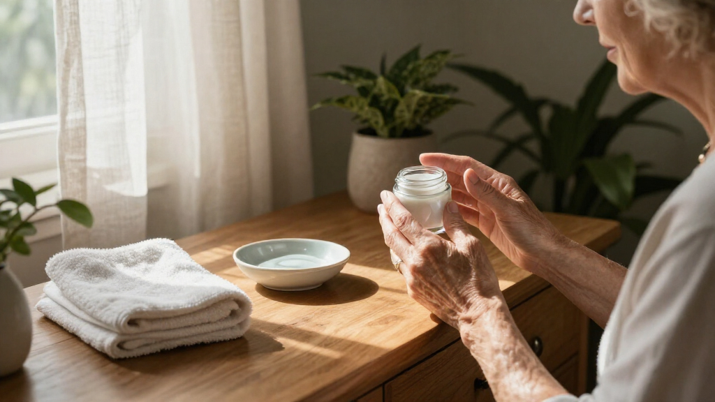 face cream for elderly woman