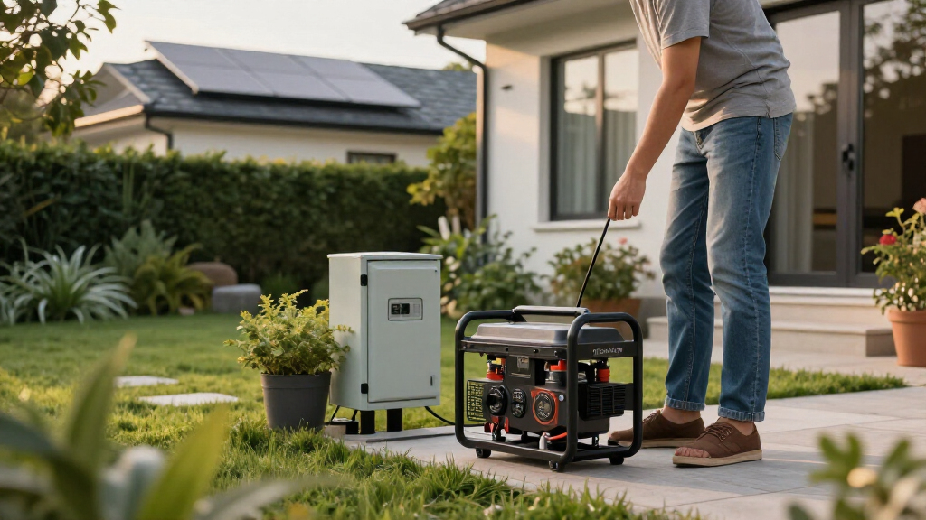 solar powered backup generators