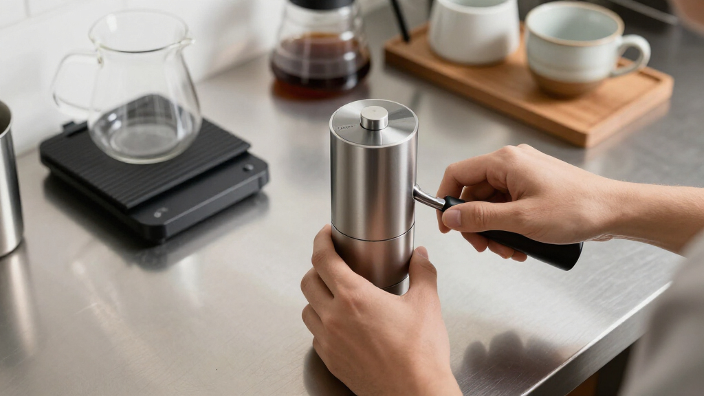 83mm flat burr espresso grinder for espresso and pour over