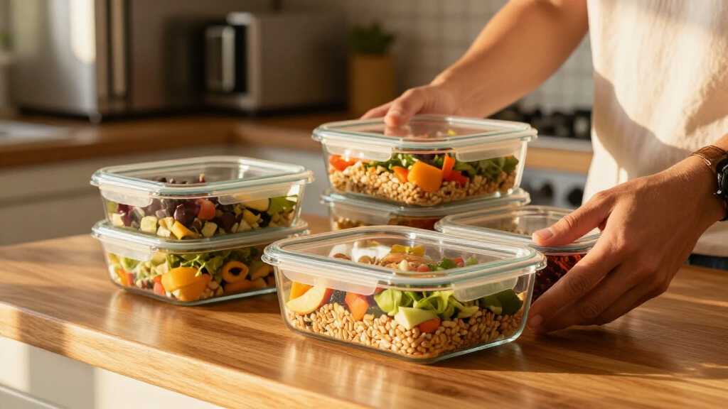 meal prep containers glass