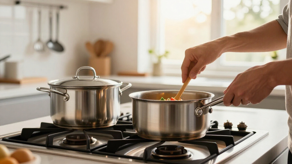 premium cookware set stainless steel