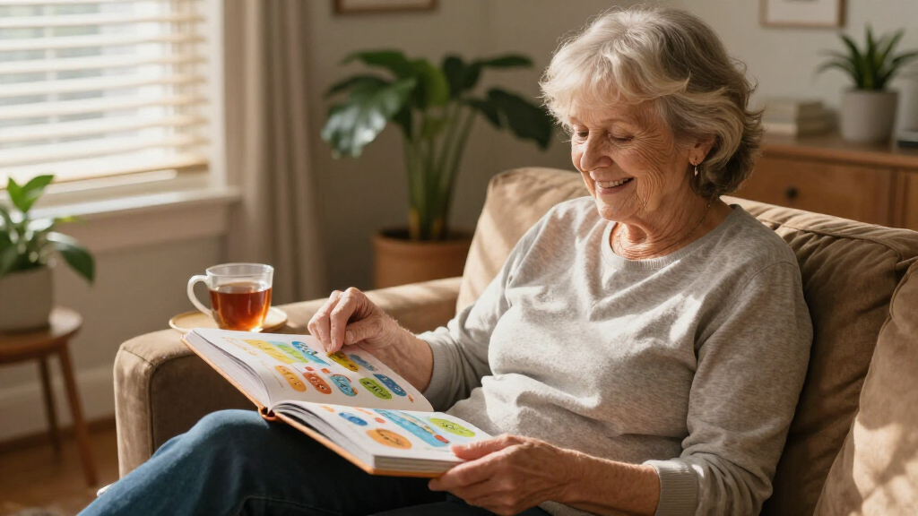 large print senior activity books