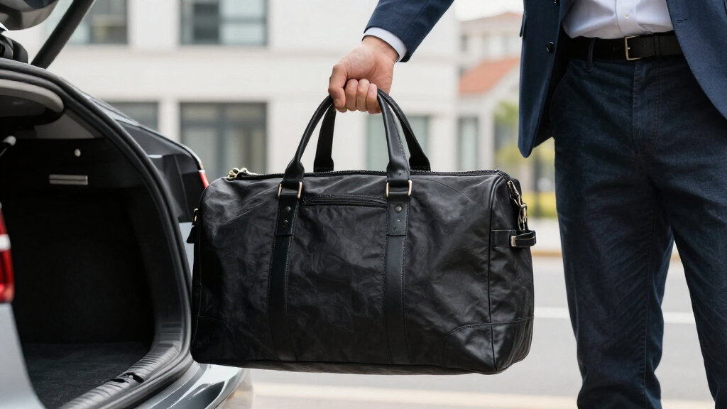 waxed canvas duffel bags for business trips