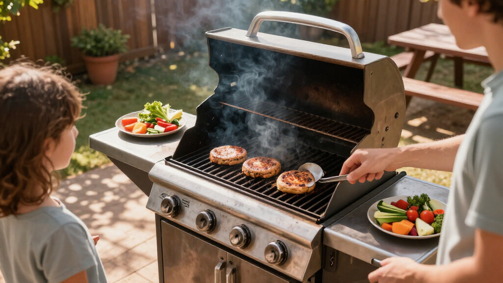 outdoor gas griddle grill