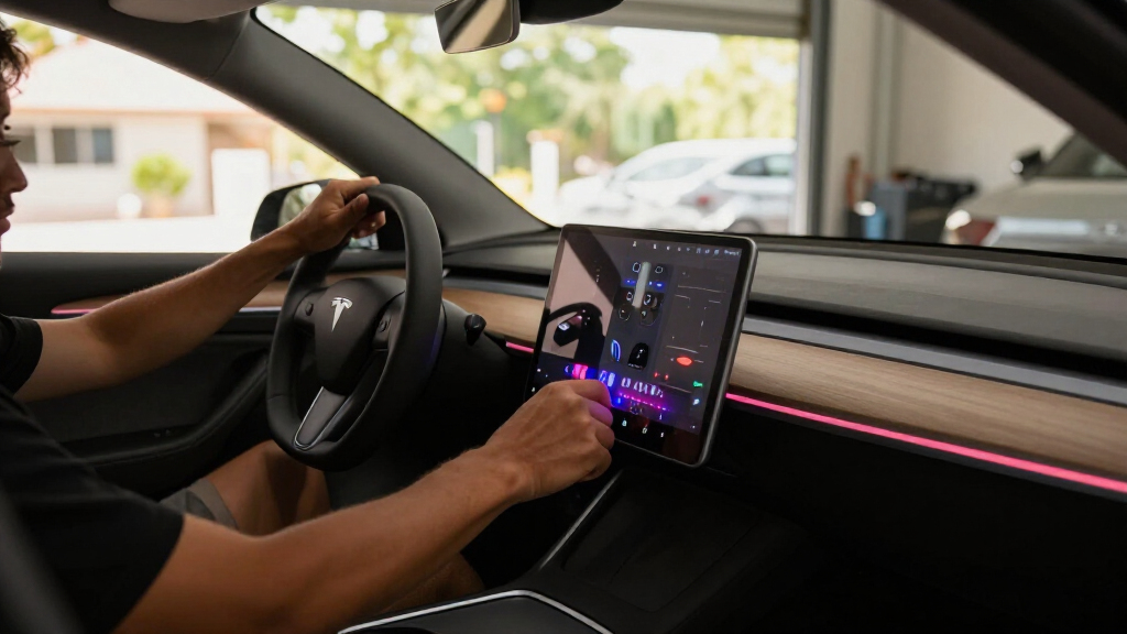 tesla interior led upgrade kits