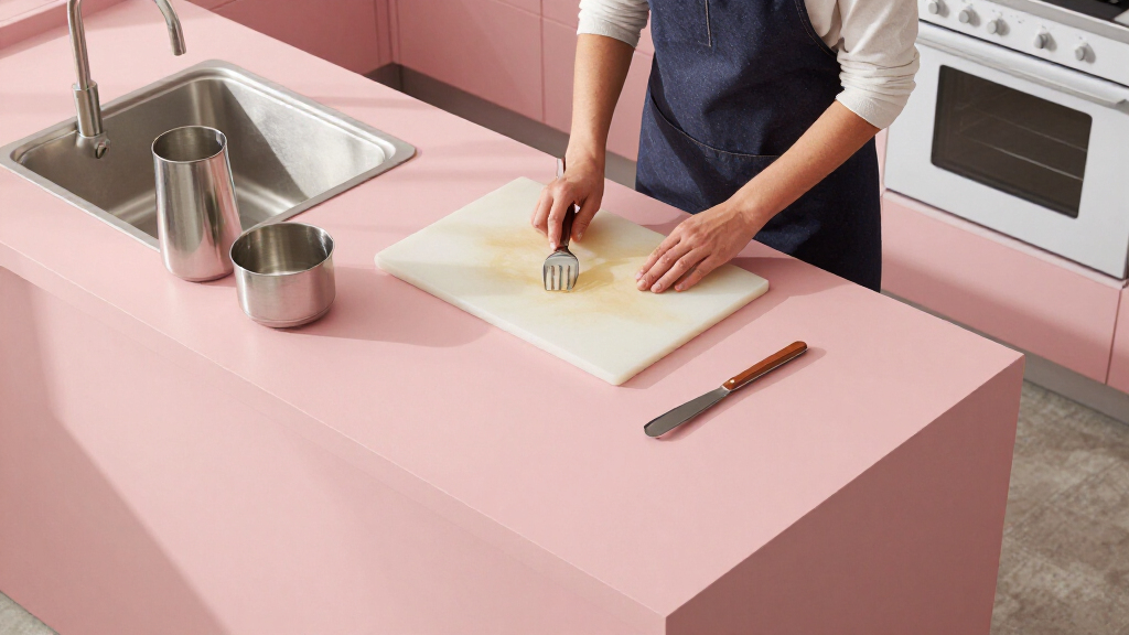 best pink kitchen islands