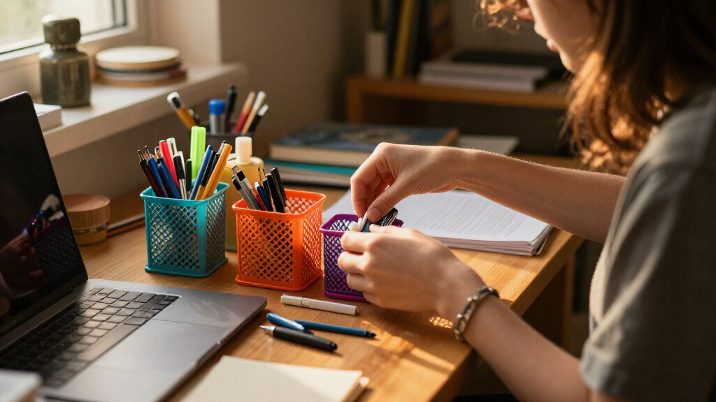 decorative desk organizers for students