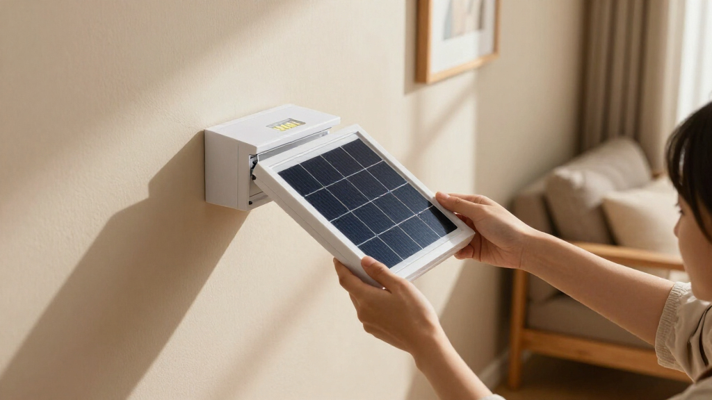 solar-powered indoor lights