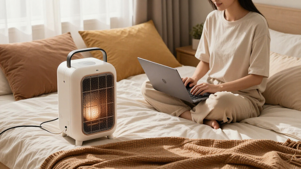 quiet portable space heater for bedroom
