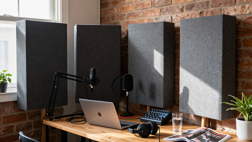 portable podcast soundproofing panels