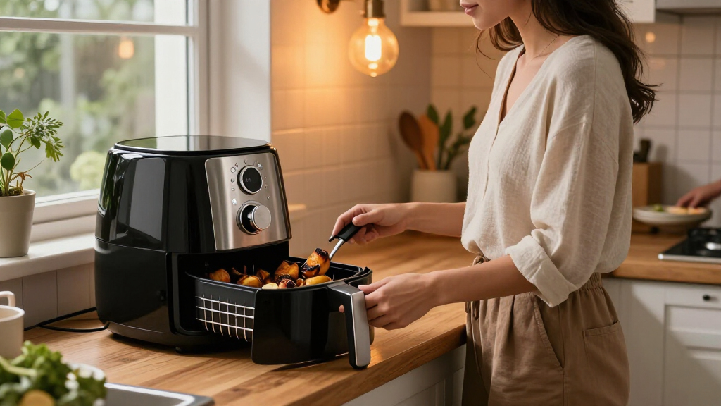 air fryer with dual basket