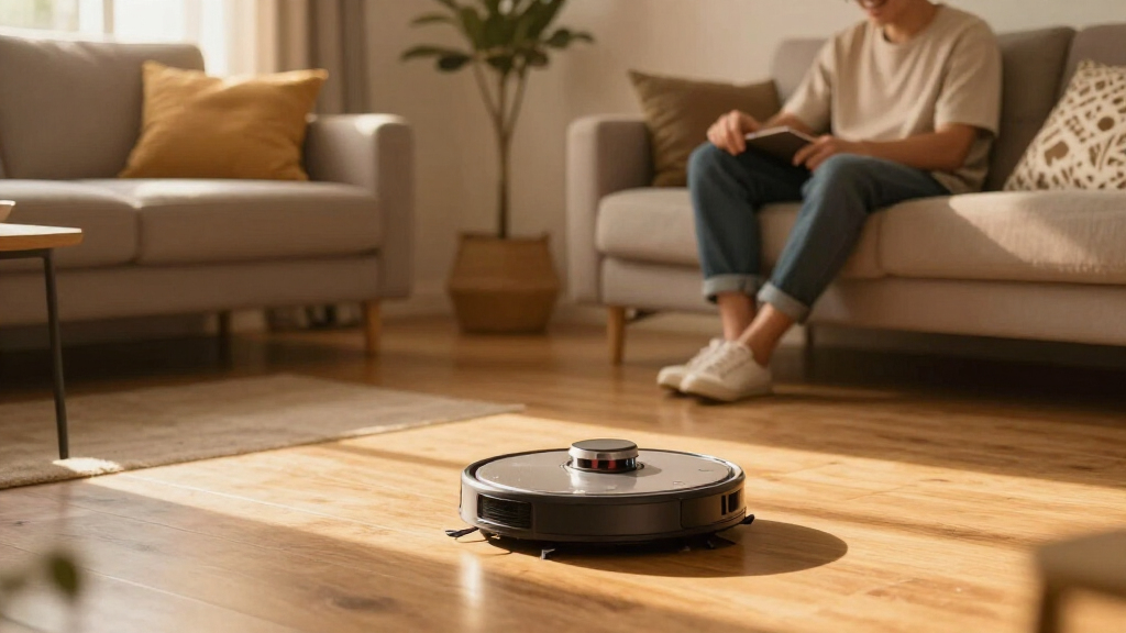 robot vacuum with camera navigation
