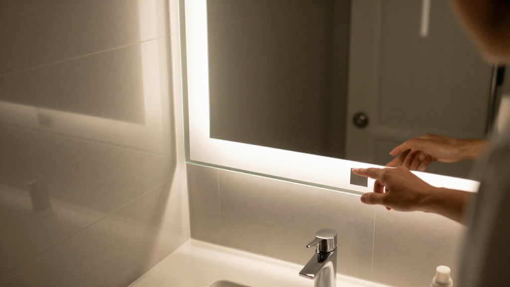 best smart mirror for bathroom with lights